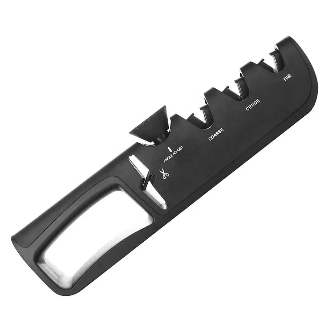 Aparat profesional de ascutit cutite si foarfeci, 4 in 1, ascutire, finisare, slefuire, indreptare