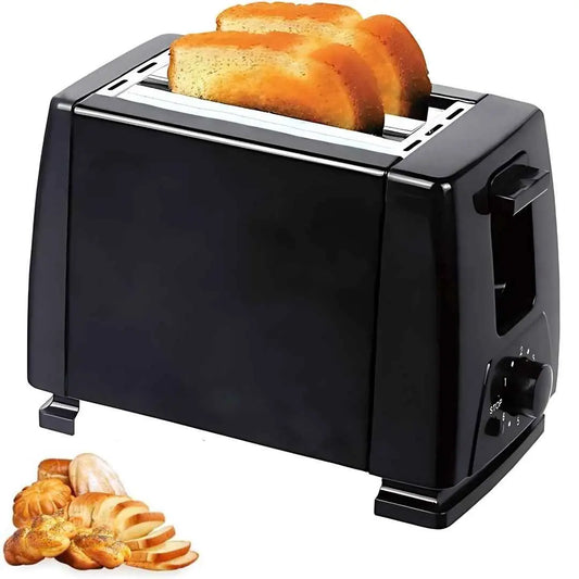 Prajitor de paine, toaster, 2 felii, putere 650W, 6 trepte de de rumenire, rumenire uniforma, buton oprire, tavita pentru firmituri