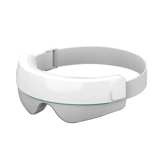 Aparat de masaj pentru ochi, 4 moduri de masaj de relaxare, presopunctura, compresie termica, 3 moduri de incalzire, AI control voce, mod automat de vibrare, ochelari pliabili cu Bluetooth si muzica