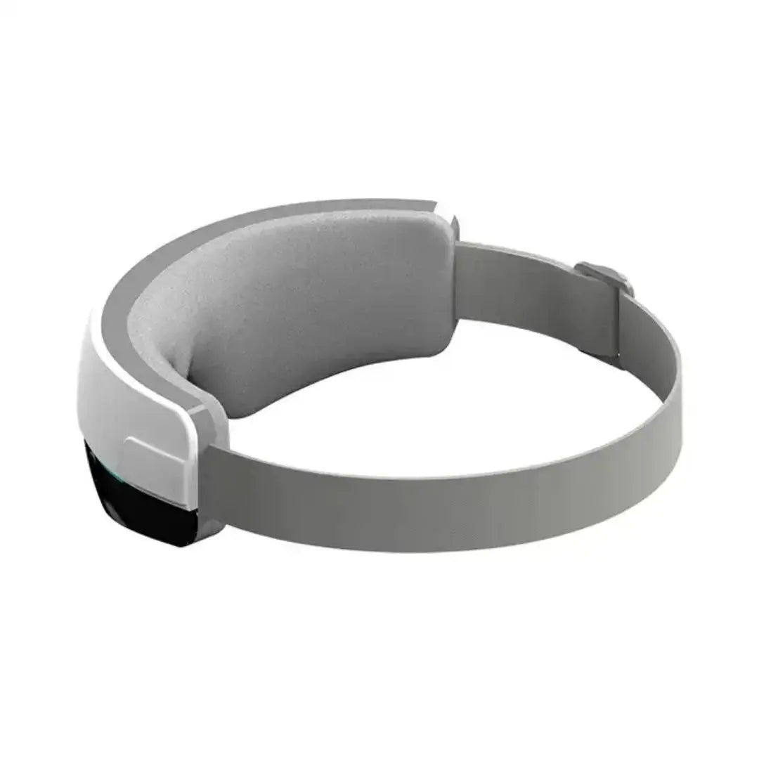 Aparat de masaj pentru ochi, 4 moduri de masaj de relaxare, presopunctura, compresie termica, 3 moduri de incalzire, AI control voce, mod automat de vibrare, ochelari pliabili cu Bluetooth si muzica