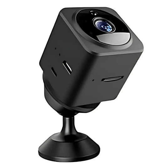 Mini Camera de Securitate Interioara AS02  1080P, Audio, Conectare Wi-Fi, 170°  Vedere Nocturna si Senzor de Miscare  Suport Magnet, Stocare pe Card (max 64 GB)